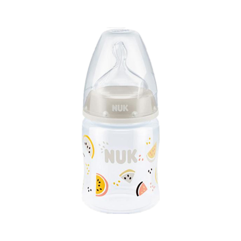 NUK150ml宽口PP彩色奶瓶(带初生型乳胶中圆孔奶嘴)颜色随机