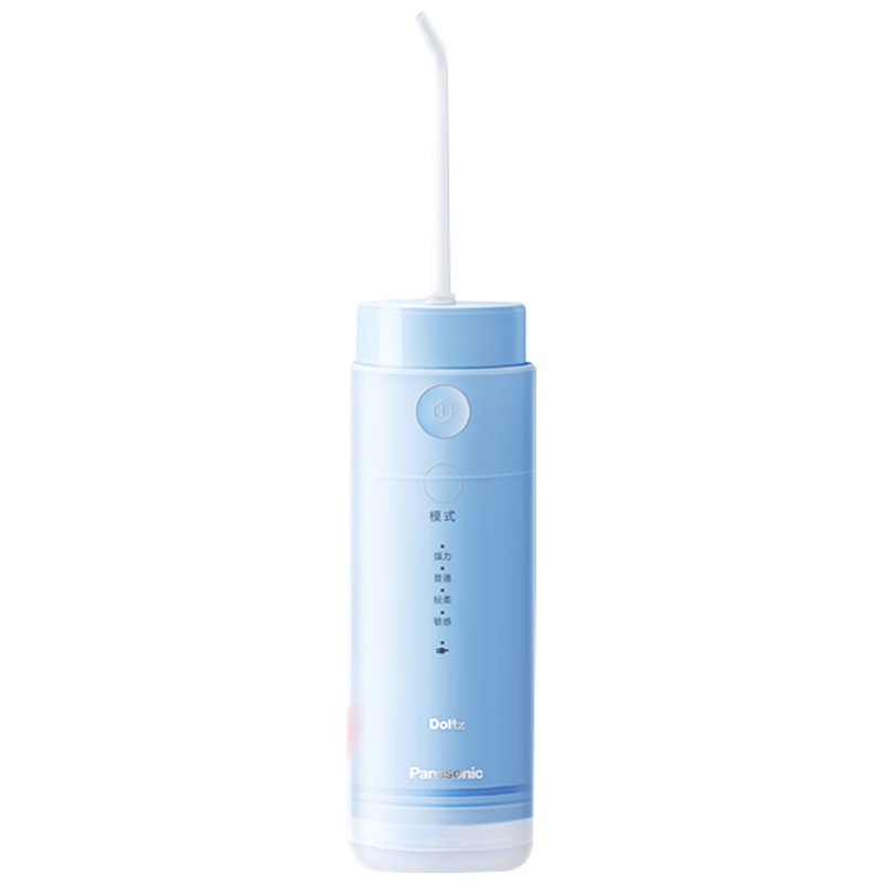 松下冲牙器水牙线高频脉冲水流小巧便携式伸缩小圆管EW-DJ33(颜色随机)