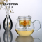 KAMJOVE/金灶 明尊 EC系列 飘逸杯 弹压式茶道杯 耐热玻璃茶具 花茶壶 过滤泡茶壶 家用玻璃茶壶 茶道