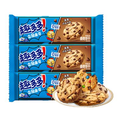 趣多多香脆曲奇巧克力味85g*3
