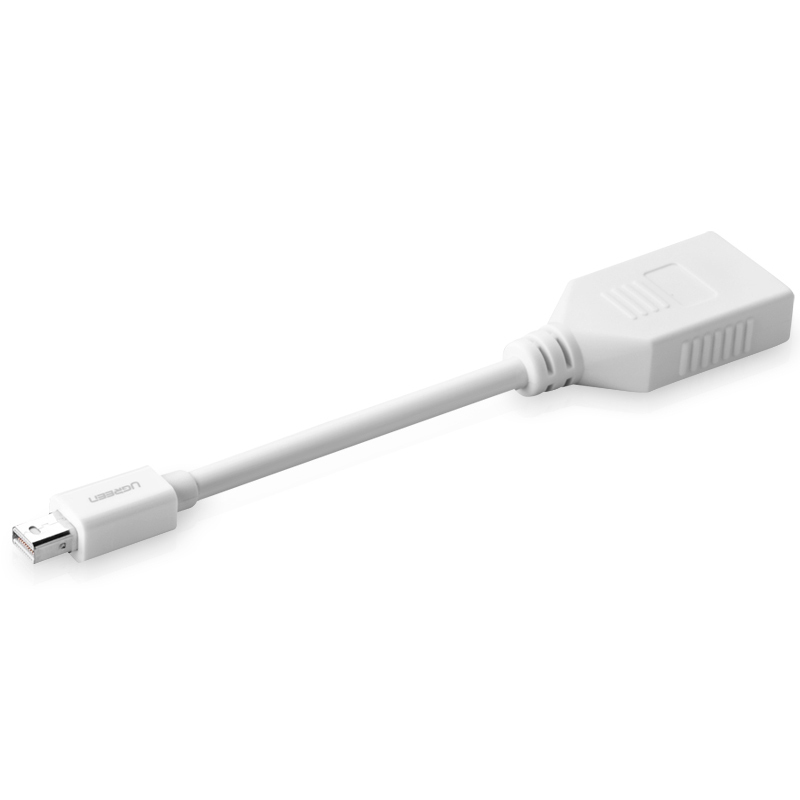 绿联Mini DP转DP转换器线 4K迷你dp高清雷电转接头 支持苹果本MacBook笔记本电脑接显示器 10445高清大图