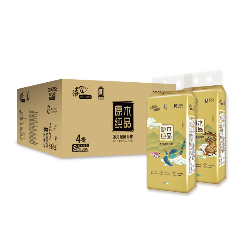 清风其他2层500抽/包*1*4悬挂式擦手纸BG95ASE高清大图