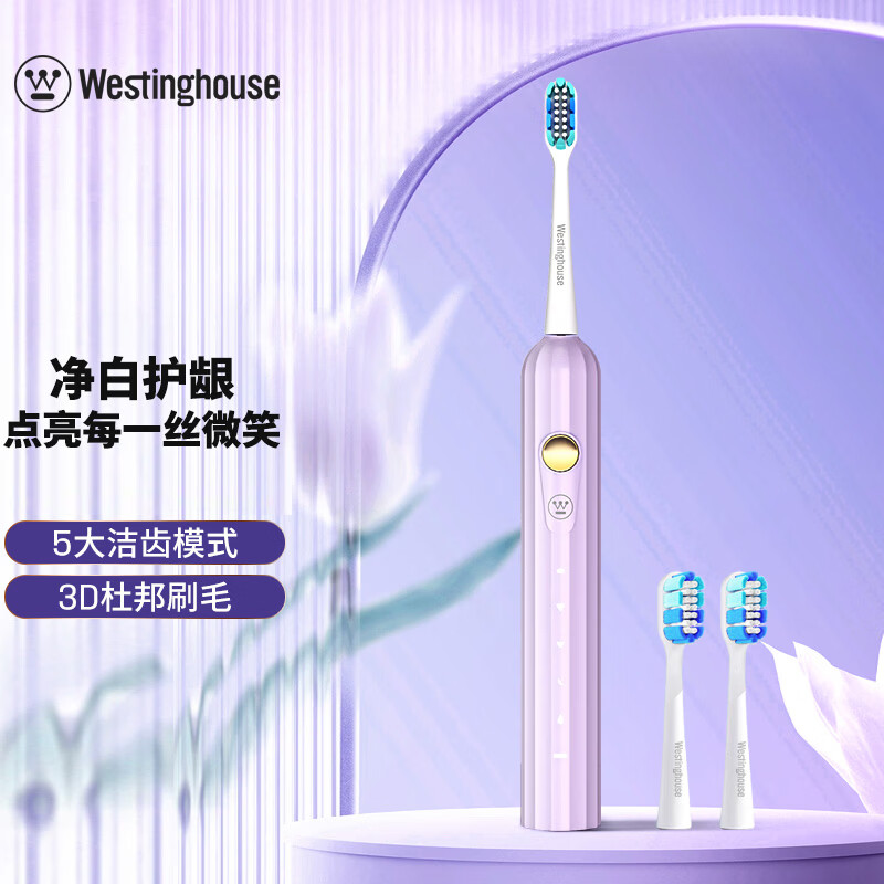 西屋 声波电动牙刷家用充电式软毛牙刷送男生女生礼物 WT-0506