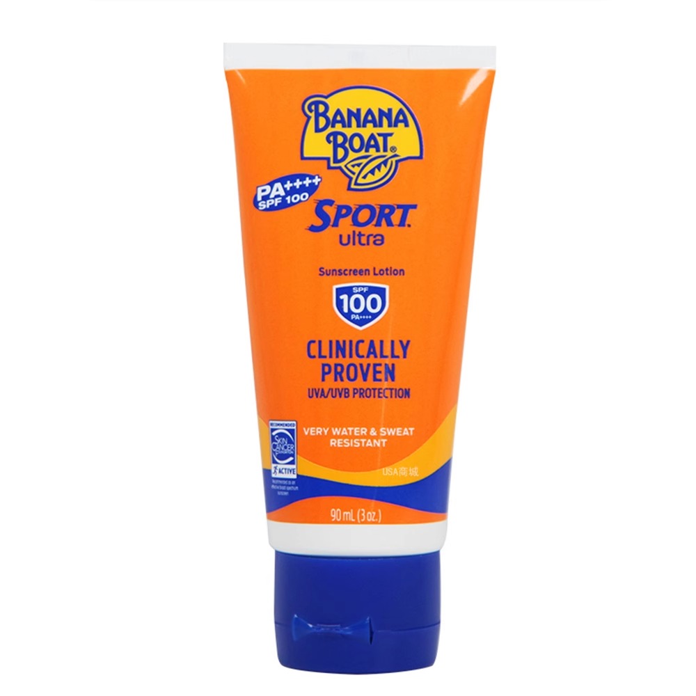 Banana Boat/香蕉船香蕉船水感防晒霜敏感肌防晒轻薄不油腻SPF100++++ SPF100PA+90ml*1