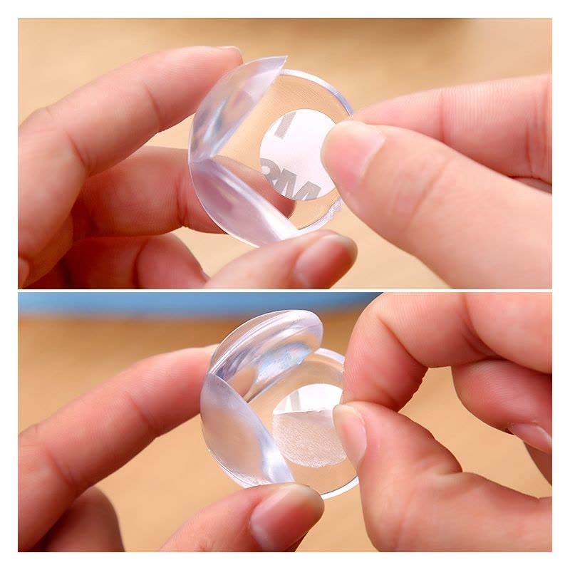 儿童防撞角加厚透明防碰包角玻璃茶几保护套宝宝安全双面胶护角垫|防撞角[海绵4个]图片