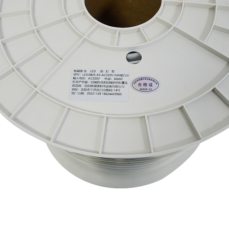格瑞捷LED彩灯带LED2835-X5-AC22V-NW暖白光/米高清大图