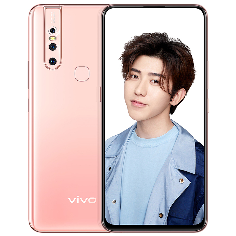 vivo S1 宠爱粉 6+64G 2480万AI高清自拍 超广角后置三摄拍照手机 全网通4G手机