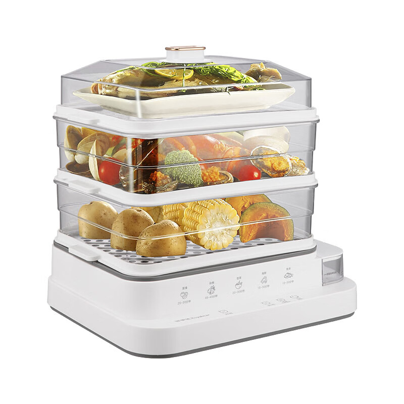 荣事达(Royalstar)多功能电蒸锅外置加水电蒸笼18升大容量多用途锅 RS-ZG833G高清大图