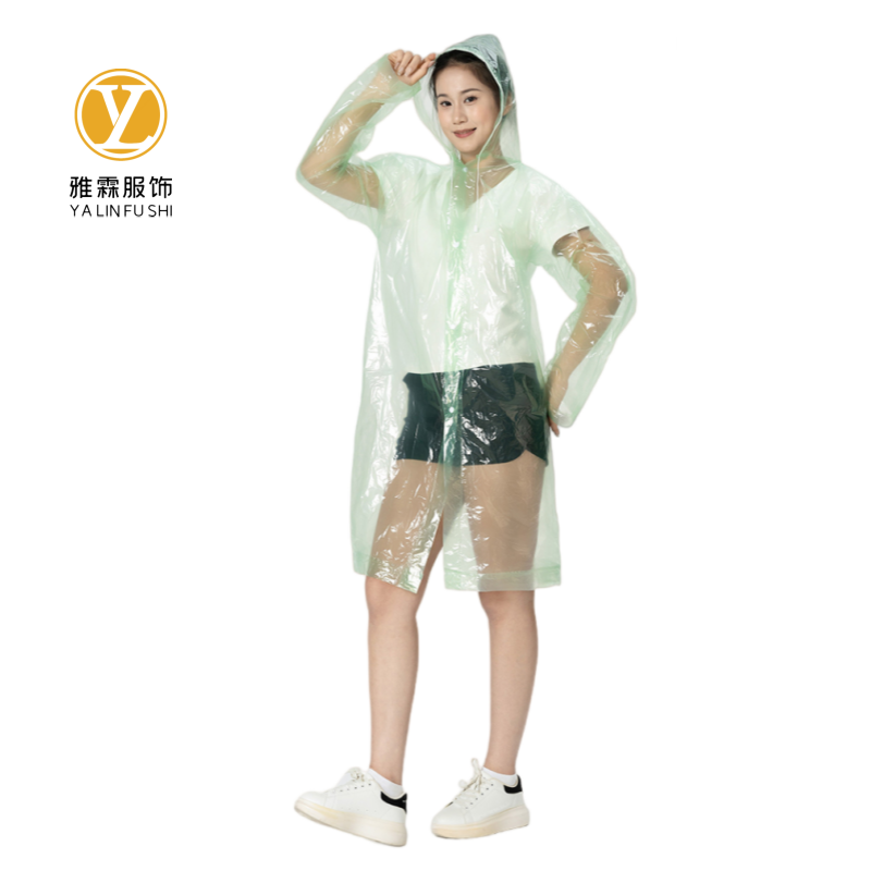 雅霖服 一次性PE雨衣YLF-2528 件高清大图