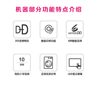 LG洗衣机 WD-QH451B7H 10公斤蒸汽除菌多样烘干全自动滚筒洗衣机 蒸汽平褶 清新除味 减震降噪 中途添衣