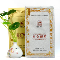 黑茶 茯茶 泾渭茯茶 陕西茯砖茶 五礼系列 1kg 贡金茯茶 当年茶