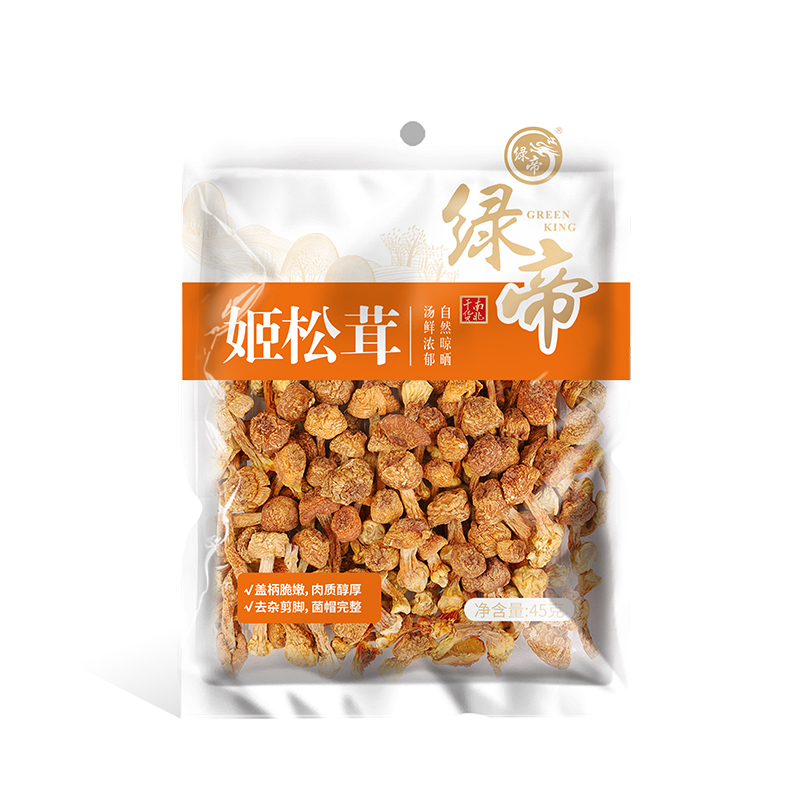 绿帝(GREEN KING) 绿帝 山珍干货 菌菇 姬松茸 原味 45g