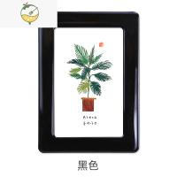 YICHENG磁吸力相框挂墙儿童照片墙组合免打孔奖状a4展示海报画框装裱磁性 黑色10个装[长方形款] 8寸双层款[可放
