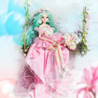 德必胜MMGirl动漫风娃娃12星座娃娃处女座女孩换装娃娃生日礼物M2006