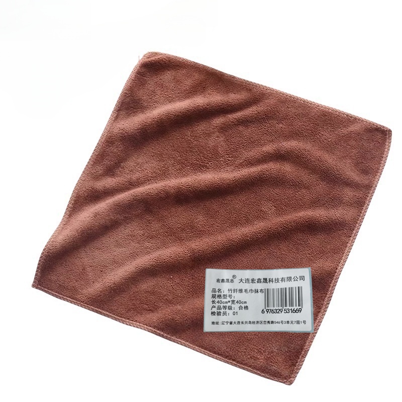 宏鑫晟志 竹纤维毛巾抹布 长40cm*宽40cm 块高清大图