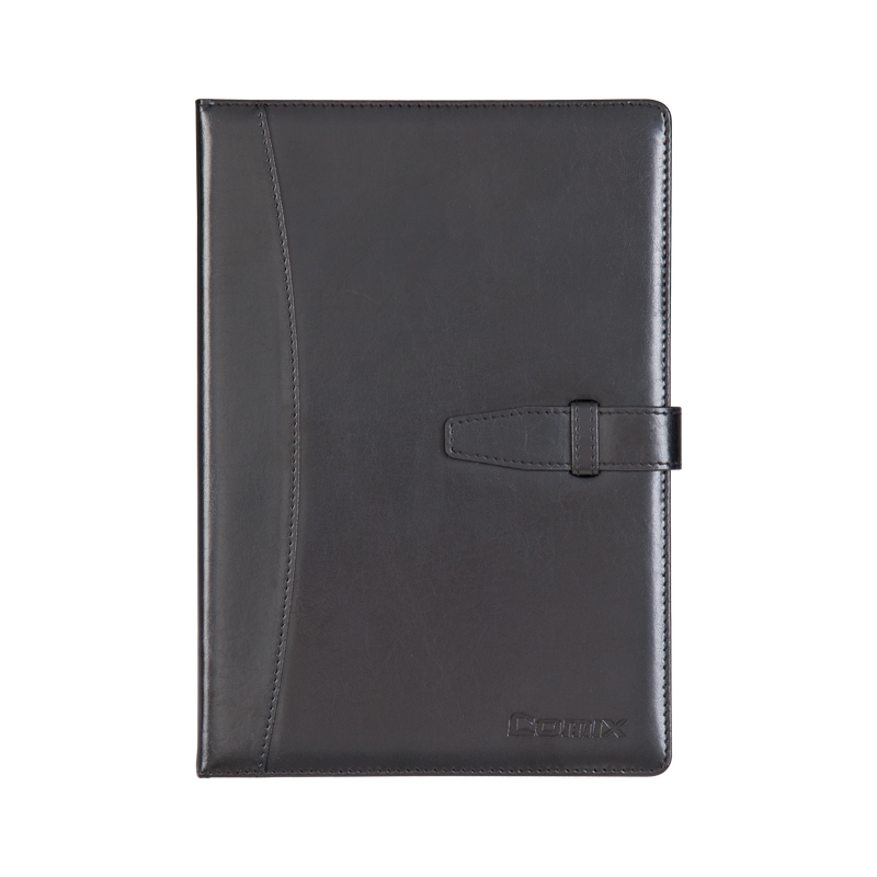 齐心 C5807 皮面笔记本 18K 114张 黑 单位:本