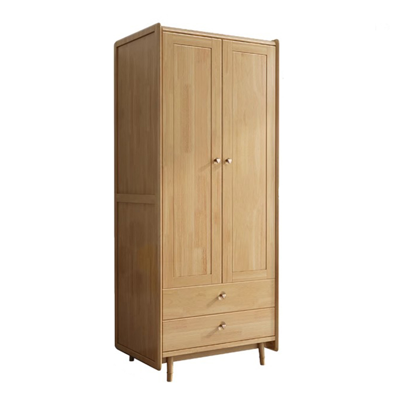 芙瑞塔 木质衣柜两门两抽 台高清大图