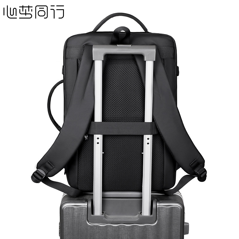 心梦同行 双肩包通勤电脑包旅行包商务书包 9902/个高清大图