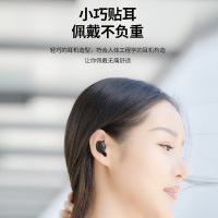 赛歌图 T1蓝牙耳机隐形迷你超小型运动无线单耳入耳式耳塞开车式超长待机适用vivo苹果oppo华为手机 白色