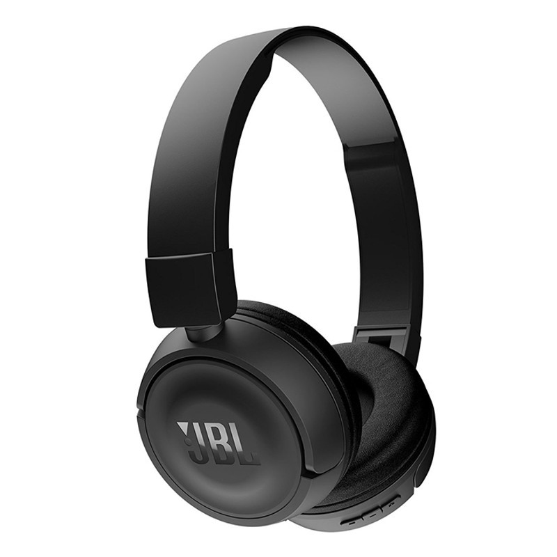 JBL T450BT 无线蓝牙运动耳机 便携头戴式重低音HIFI音乐耳机 可折叠运动带耳麦通话耳机 白色