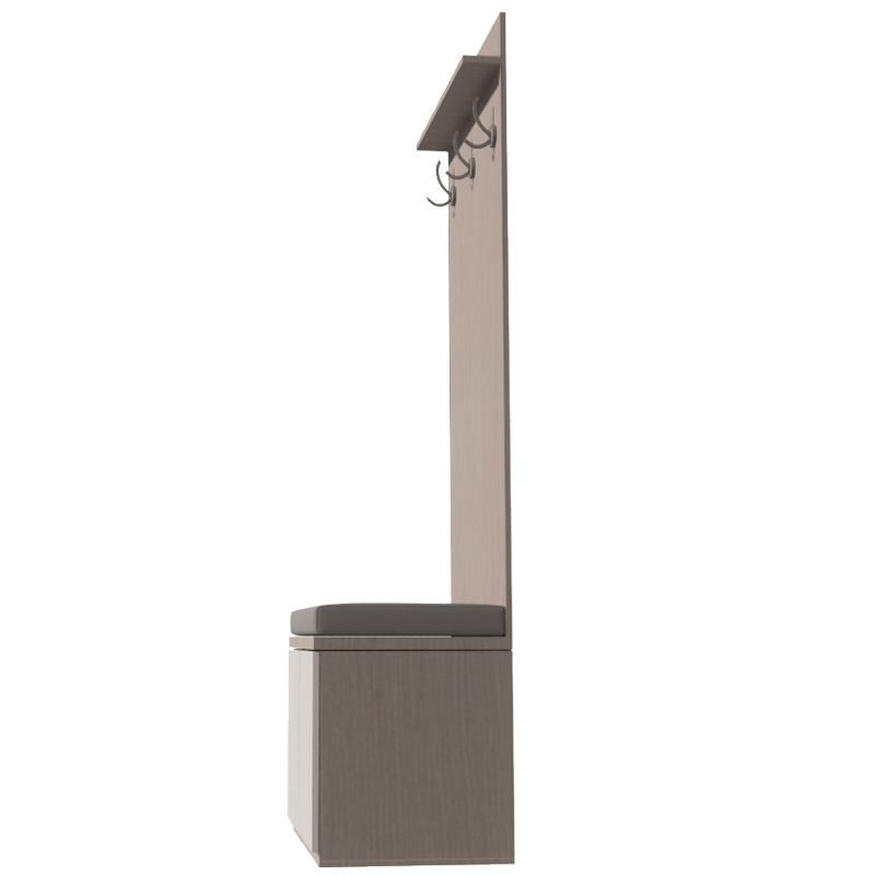 东业家具 酒店家具一体柜换鞋凳DY-21G(800*400*2000)个高清大图