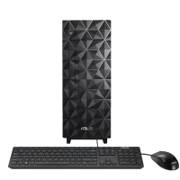 华硕(ASUS)碉堡S300MA 台式高性能娱乐家用商务高效学习办公电脑台式机主机套装 23.8英寸大屏显示器电脑套餐(G6400 8G 256G W10 WIFI)