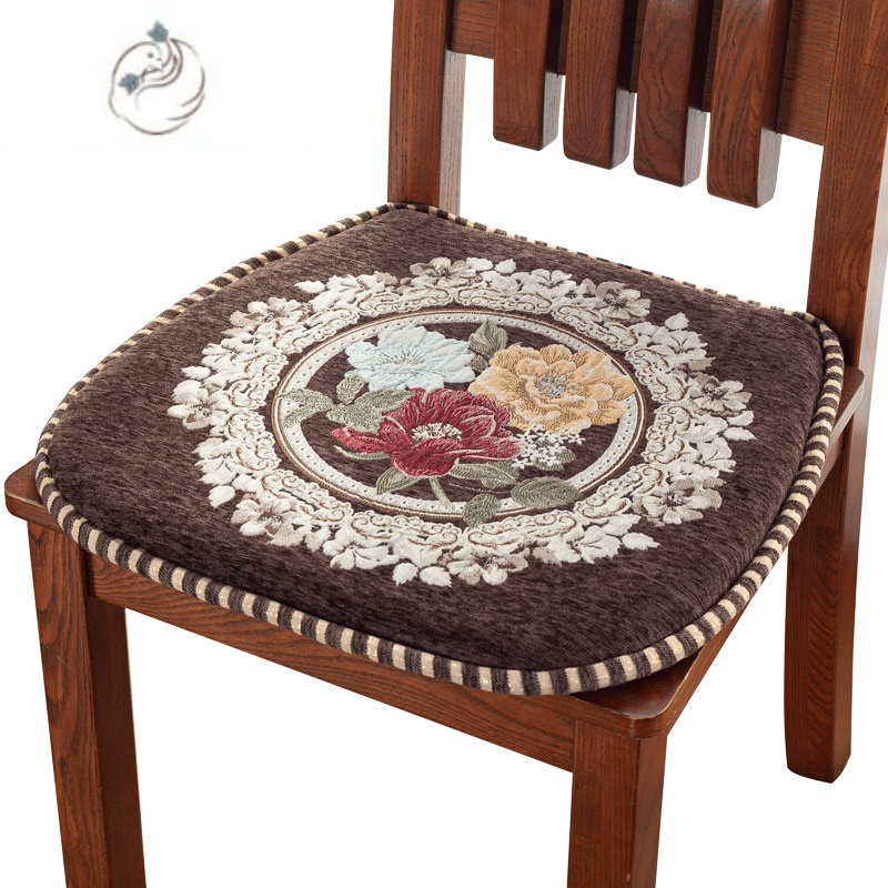 舒适主义欧式加厚实木餐椅坐垫防滑椅子餐椅垫中式凳子坐垫久坐不累