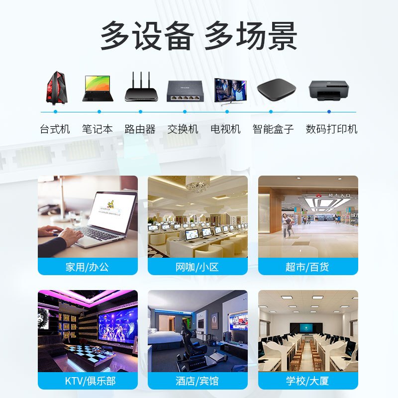 万级(WANJEED)超五类水晶头 Cat5e非屏蔽网线接头8P8C纯铜网络水晶头RJ45连接器 WJ-15112