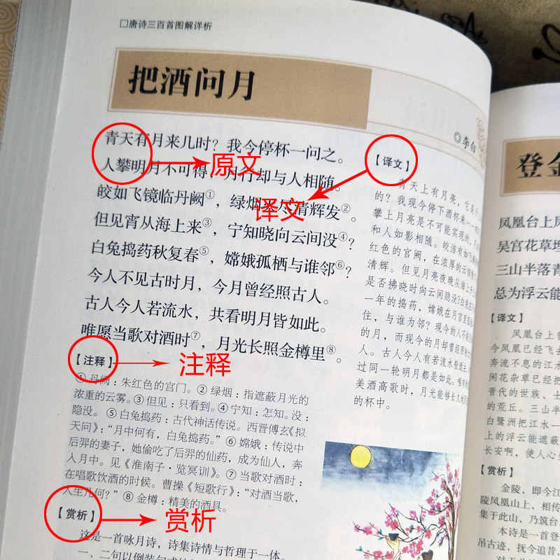 [正版] 精装全5册 唐诗宋词元曲中国古诗词鉴赏诗经楚辞唐诗三百首宋词三百首全集全唐诗诗词赏析 中国古典文学诗词大会国