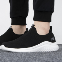 Skechers斯凯奇男鞋健步鞋新款网面透气运动鞋低帮休闲鞋232106-BBK ZP 232106-BKW/黑/白 40