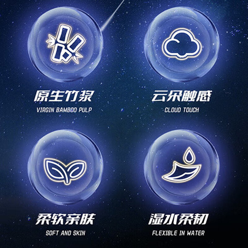 蓝漂星空猫系列抽纸6包LP-50613白色抽纸6包LP-50613白色抽纸6包高清大图