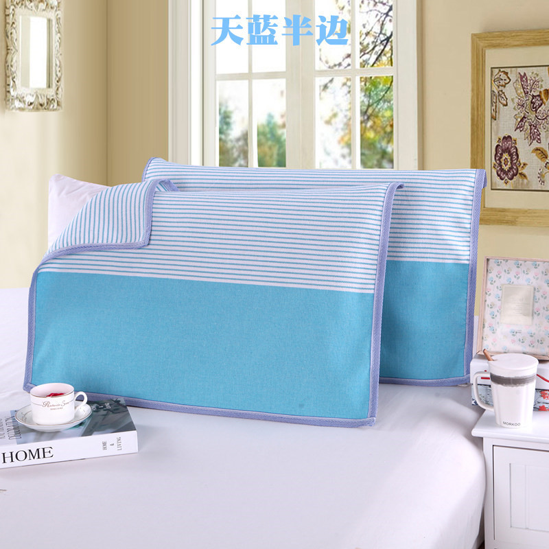 粗布枕巾 50*75cm(颜色随机)高清大图