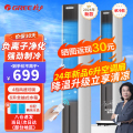 格力（GREE） 冷风扇家用卧室客厅办公室负离子小型空调扇制冷水冷无叶风扇冷风机遥控单冷气扇移动塔扇KS-06X71Dg