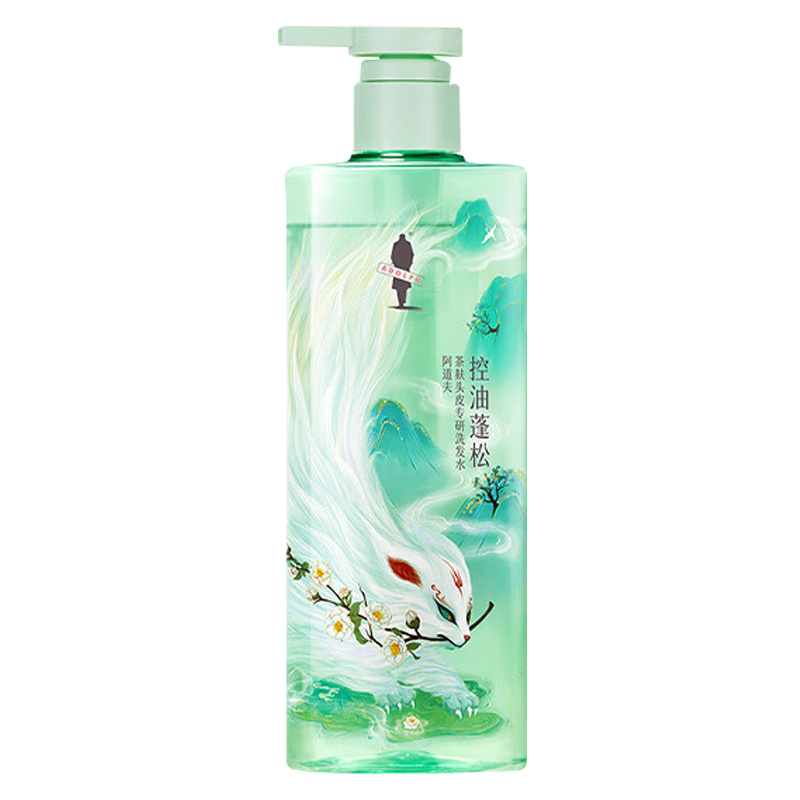 阿道夫洗发水茶麸护理专研控油去屑止痒350ml(包装随机)