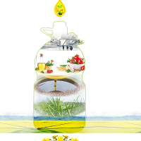 【中华特色】石家庄馆 龙仓 非转基因压榨菜籽油5L 华北