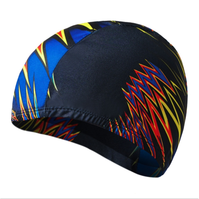 布泳帽混色女生男女布帽成人儿童通用长发舒适游泳帽独立包装厂家