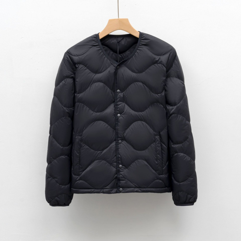 90绒新国标秋冬轻型羽绒服男短轻薄羽绒内胆圆领休闲外套