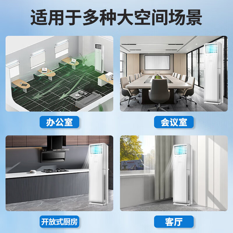 格力清凉湾单元柜机商用 变频冷暖5匹 三级能效 RF12WPdQ/NhA-N3JY01[380V]高清大图