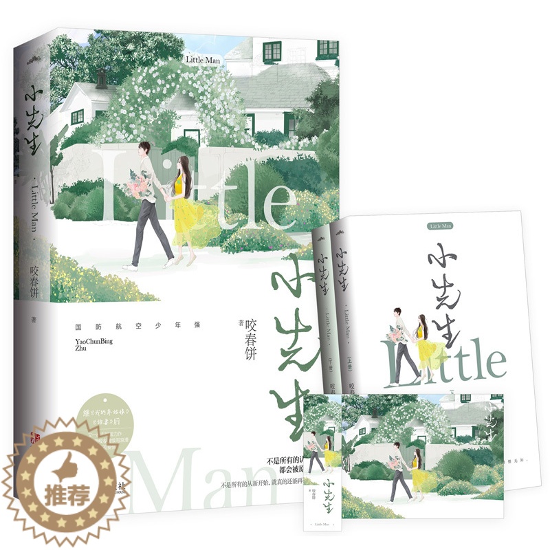 [醉染正版]正版新书 小先生全二册 完结 咬春饼著 青春小说 附赠明信片书签 走过千山 回首北望 桃花树下少年依旧 青春高清大图
