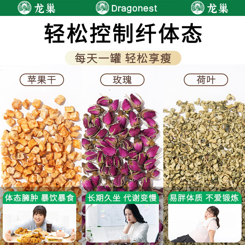 龙巢(Dragonest) 苹果玫瑰荷叶茶高清大图