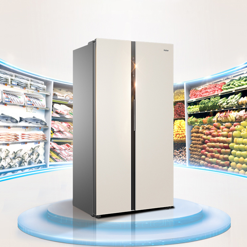 haier海尔冰箱bcd-541wdgl对开门 风冷无霜双变频净味超薄家用541升大