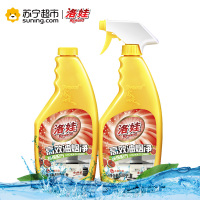 洛娃Reward油烟净油烟机清洗剂油污净柠檬香500g*2瓶油污清洁剂油烟机去油剂