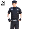 TDUO工作服套装短袖E30 套 165/85B 黑色夏款