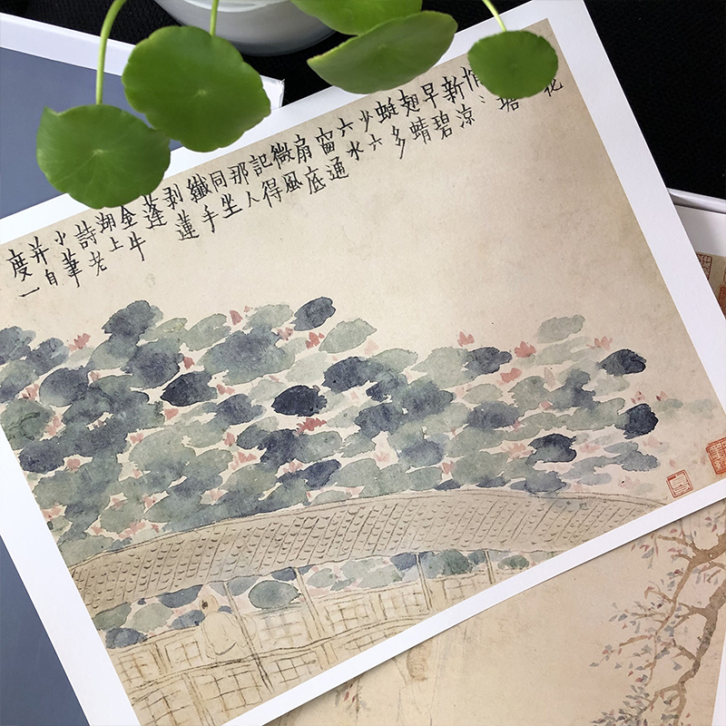 [正版]出类艺术画片集 金农历代名家经典中国画册页礼盒装 文艺唯美世界名画装饰画版画创意送礼鉴赏收藏小清新明信片 浙江高清大图