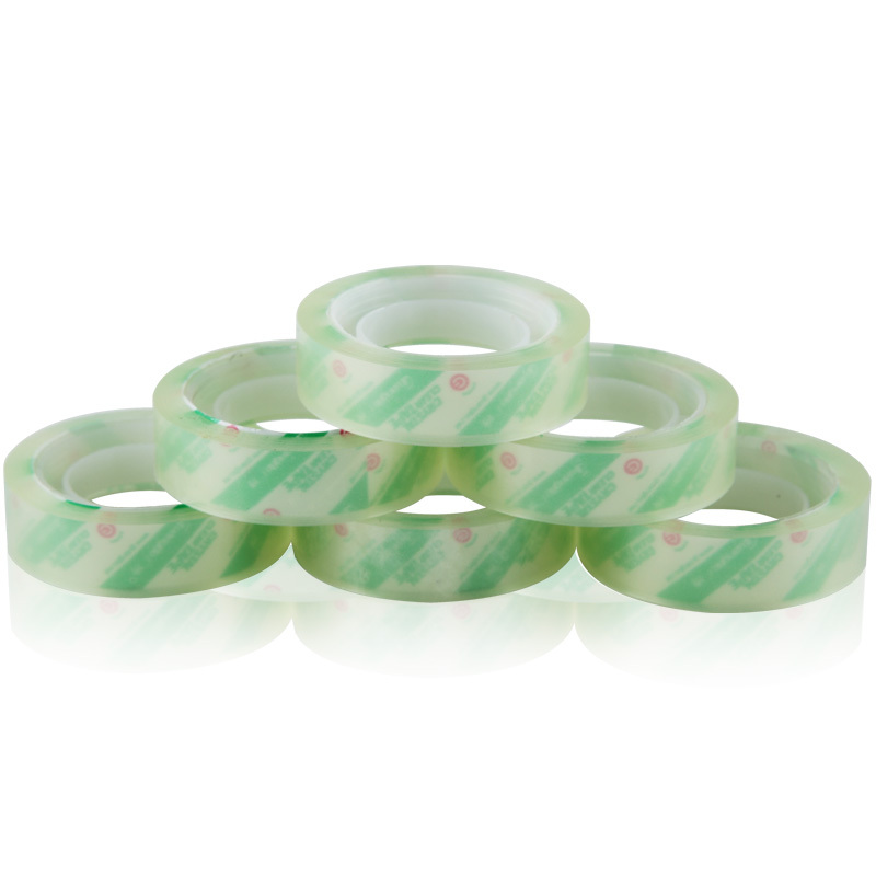 广博（GuangBo） 12mm*20y透明文具胶带 办公学习粘性强 TM-1 （6卷/筒）