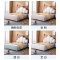 欧梵森 床 儿童床现代简约轻奢双人床实木床1.8m家用储物主卧床1.5m欧式大床软包意式极简皮艺床卧室家具