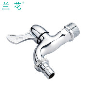 兰花 电镀合金入墙式六分水嘴 洗衣机拖把池水龙头 六分水嘴 DN20 LH9969 1个
