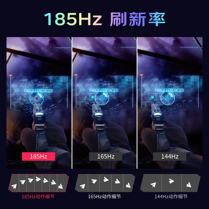 优派(ViewSonic)27英寸2K QHD电竞游戏显示器VX2758-2K-PRO-5