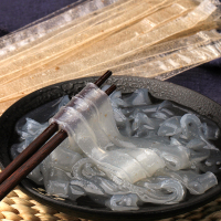 鲁珍 铁棍山药粉皮90g 酸辣粉火锅凉拌粉条粉皮 南北干货