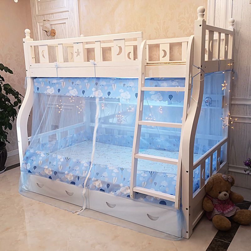 子母床蚊帐上下铺蚊帐上下床双层床蚊帐高低床学生儿童蚊帐12